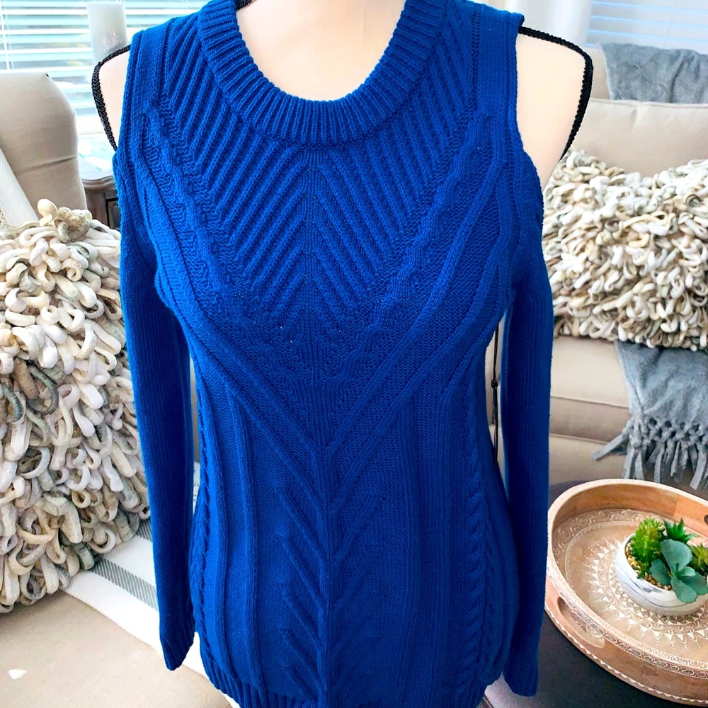 Vince Camuto cold shoulder sweater